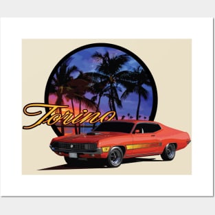 1970 Ford Torino Posters and Art